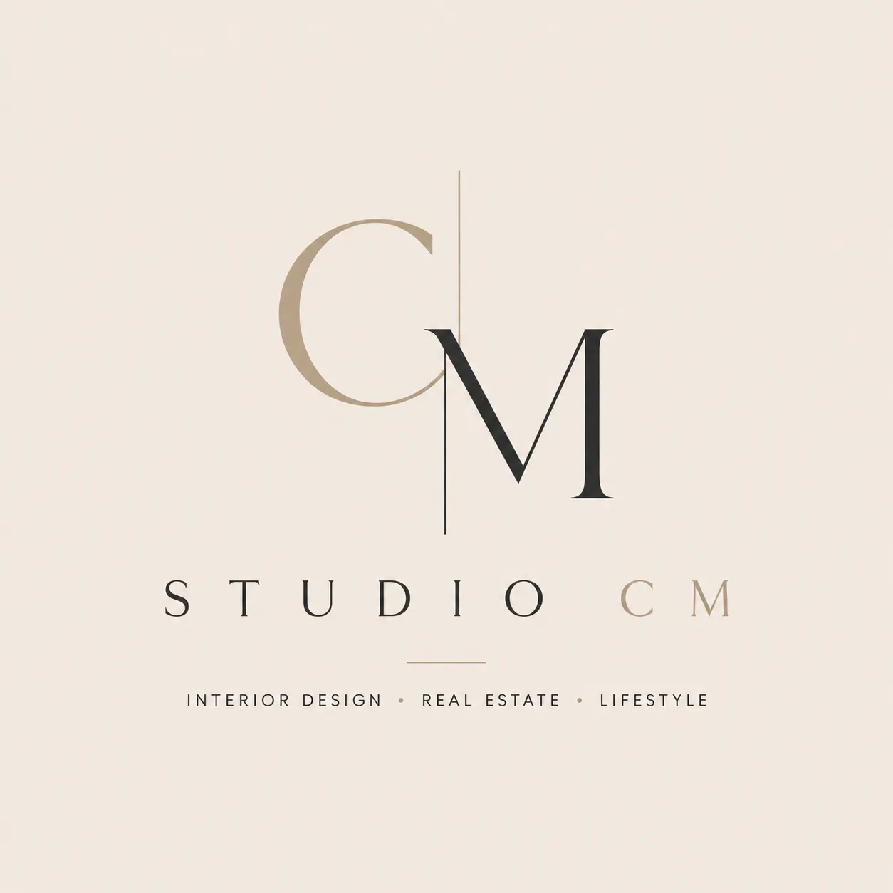 Studio CM monogram and wordmark